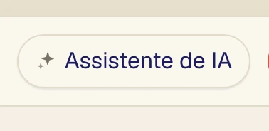 O botão Assistente de IA aparece em destaque (1).