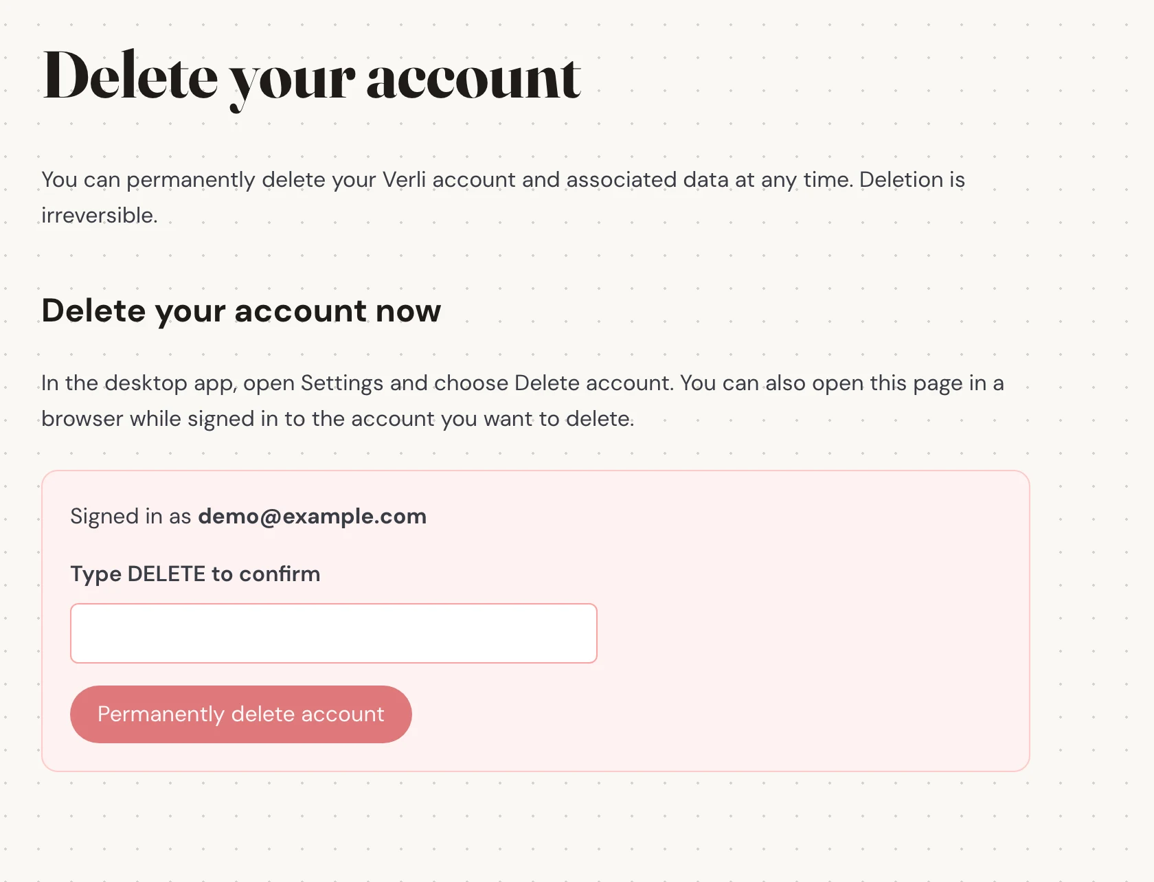 Check the email shown next to Signed in as. Make sure it is the account whose saved history you want to remove. Read what will be deleted before continuing.