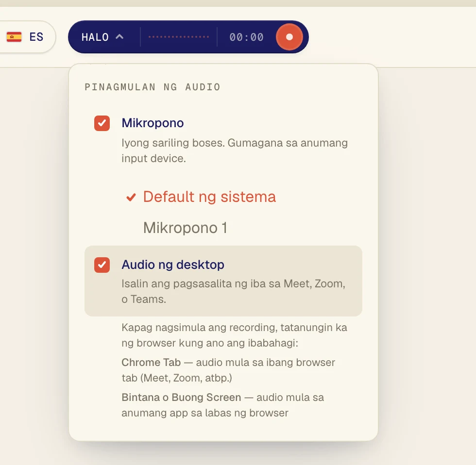 I-check ang dalawang opsyon. Halo na ang nakasulat sa button.